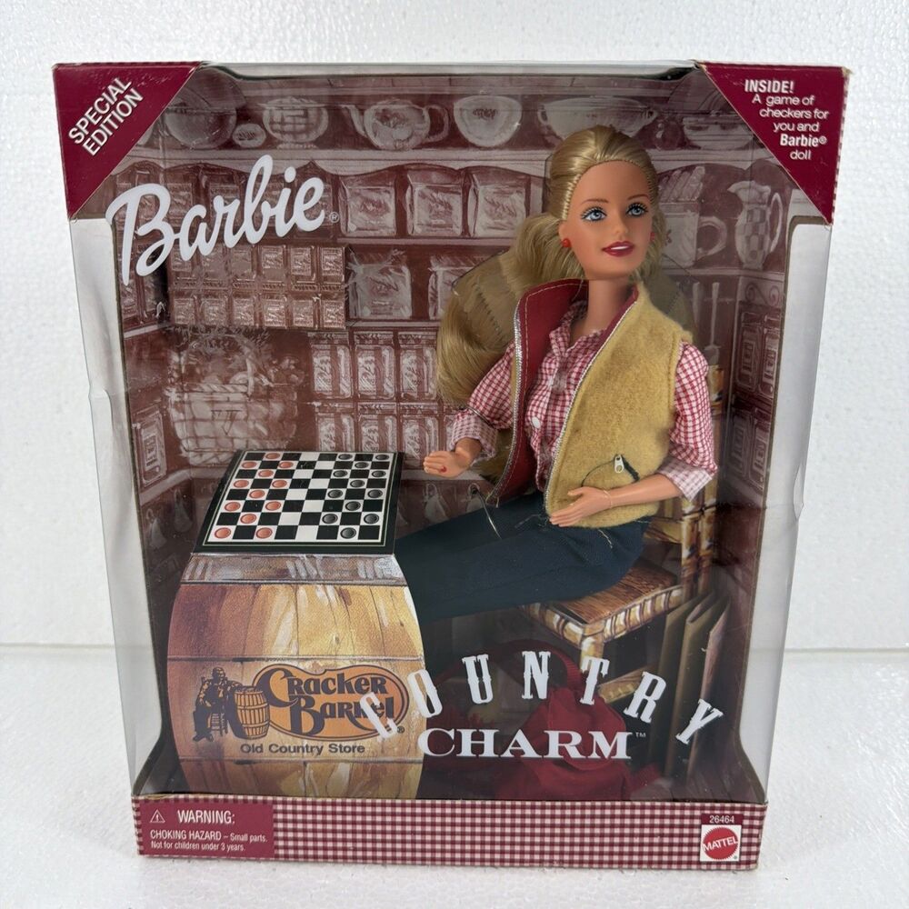 Barbie Country Charm 2000 Cracker Barrel Doll Special Edition Mattel 26464 NEW